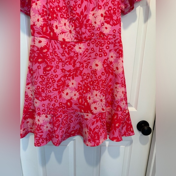 Lover Girl Flouncy Flare Mini Dress Sugar lips large new with tags - Picture 11 of 15